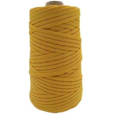 Mia Mote™ ByBag Line Sznurek Poliestrowy matowy płaski bez rdzenia żółtko 3mm