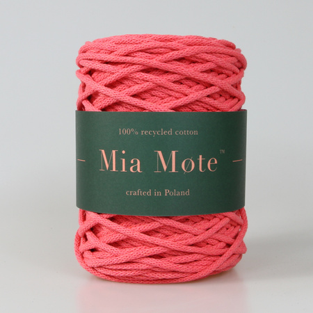 Mia Mote™ Basic Line OUTLET CUT  sznurek bawełniany watermelon crystal 5mm