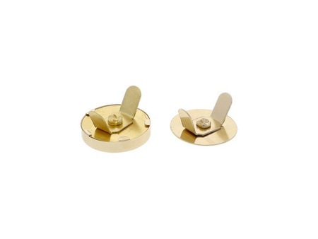 Zapięcie magnetyczne magnes złoty 14x14mm