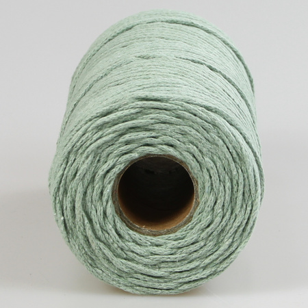 Mia Mote™ Petit Line Sznurek pleciony bawełniany 2mm Oliwin Peridot