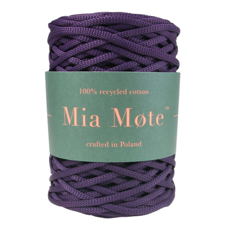Mia Mote™ ByBag Line Sznurek Poliestrowy płaski bez rdzenia ametystowy 5mm