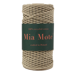 Mia Mote™ Petit Line Sznurek bawełniany 2mm Moonstone