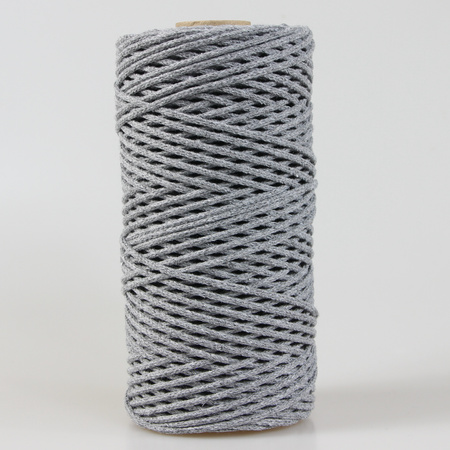 Mia Mote™ Petit Line Sznurek pleciony bawełniany 2mm  Outlet CUT Striped Flint