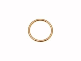 Kółko metalowe kaletnicza otwierane do torebki na zawieszki do rękodzieła złoty 30mm