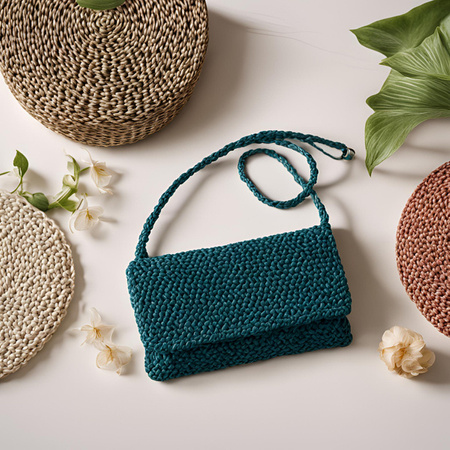 Mia Mote™ ByBag Line Sznurek Poliestrowy płaski bez rdzenia stalowy błękitny 3mm