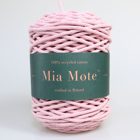 Mia Mote™ Basic Line sznurek bawełniany 5mm pink pearl