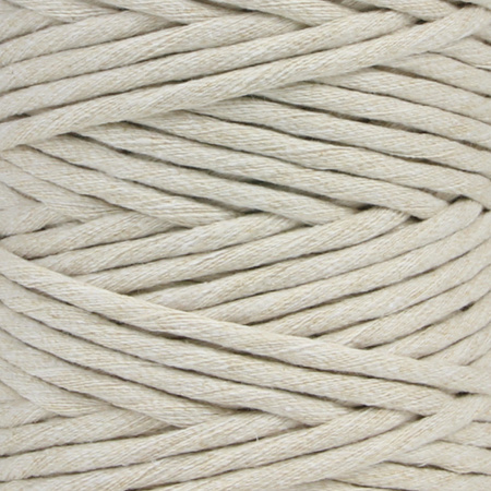 Mia Mote™ Classic Line Sznurek bawełniany skręcany do makramy 5mm light moonstone