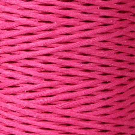 Mia Mote™ Classic Line Sznurek bawełniany skręcany do makramy 2mm radiant orchid