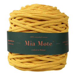 Mia Mote™ Huge Line Sznurek bawełniany pleciony do makramy 9mm Orpiment on dolomite