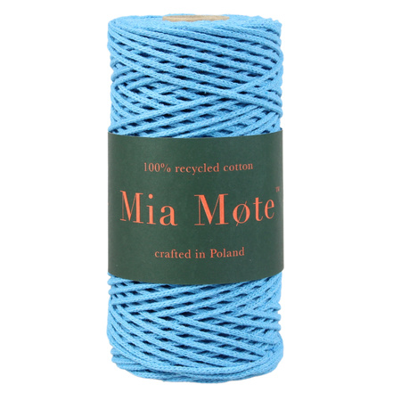 Mia Mote™ Petit Line Sznurek pleciony bawełniany 2mm Apatyt