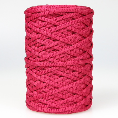 Mia Mote™ ByBag Line Sznurek Poliestrowy płaski bez rdzenia malinowy 5mm