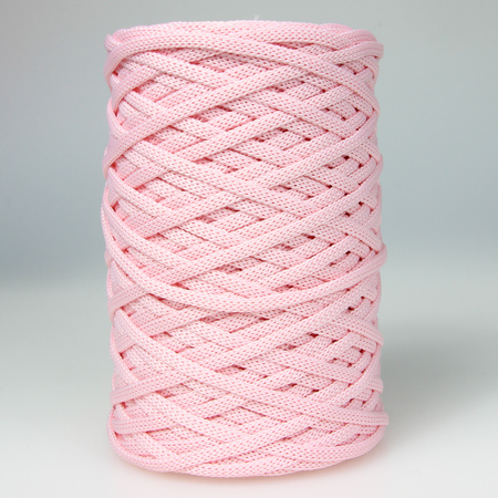 Mia Mote™ ByBag Line Sznurek Poliestrowy płaski bez rdzenia pastelowy różowy 5mm