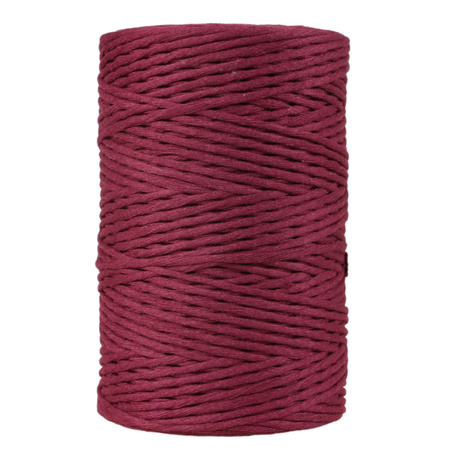 Mia Mote™ Classic Line Sznurek bawełniany skręcany do makramy Garnet 2mm