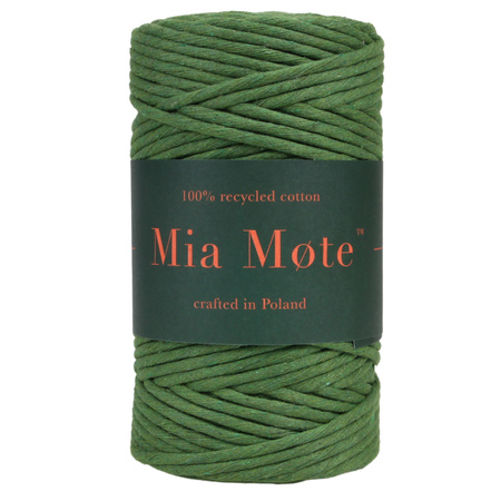 Mia Mote™ Classic Line Sznurek bawełniany skręcany do makramy 5mm fuchsyt