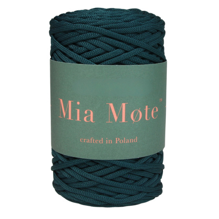 Mia Mote™ ByBag Line Sznurek Poliestrowy matowy płaski bez rdzenia zielony 3mm