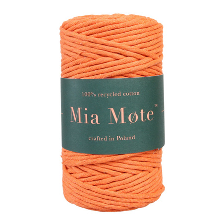 Mia Mote™ Classic Line Sznurek bawełniany skręcany do makramy 3mm copper