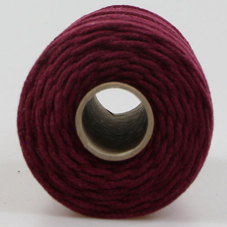 Mia Mote™ Petit Line Sznurek pleciony bawełniany 2mm Ruby