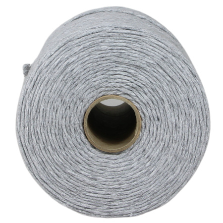Mia Mote™ Classic Line Sznurek bawełniany skręcany do makramy Striped flint  2mm 