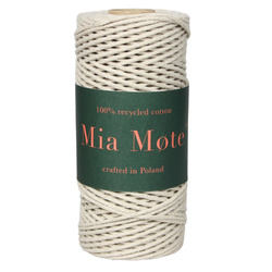 Mia Mote™ Petit Line Sznurek pleciony bawełniany 2mm Light Moonstone
