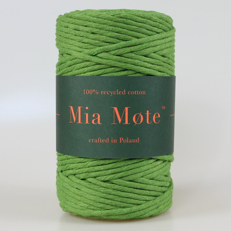 Mia Mote™ Classic Line Sznurek bawełniany skręcany do makramy 5mm fuchsyt