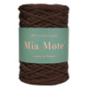 Mia Mote™ ByBag Line Sznurek Poliestrowy płaski bez rdzenia ciemny brązowy czekolada 5mm