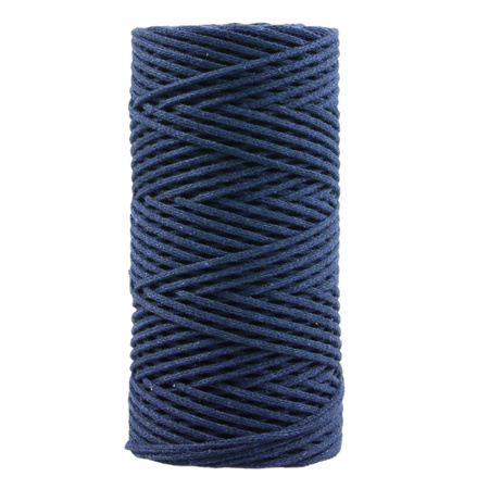 Mia Mote™ Petit Line OUTLET CUT  Sznurek pleciony bawełniany 2mm Star Shappire