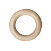 Akcesoria Kółko drewniane do makramy naturalny 30mm