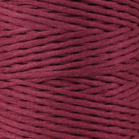 Mia Mote™ Classic Line Sznurek bawełniany skręcany do makramy Garnet 2mm