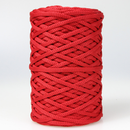 Mia Mote™ ByBag Line Sznurek Poliestrowy płaski bez rdzenia czerwony 5mm