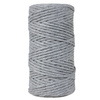 Sznurek bawełniany skręcany do makramy Lavish Striped Flint  3mm