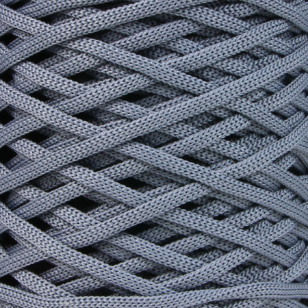 Mia Mote™ ByBag Line Sznurek Poliestrowy płaski bez rdzenia srebrny stalowy 3mm