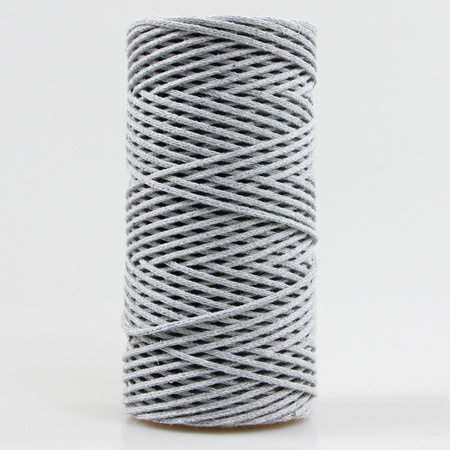 Mia Mote™ Petit Line Sznurek pleciony bawełniany 2mm Outlet CUT Basalt Grit
