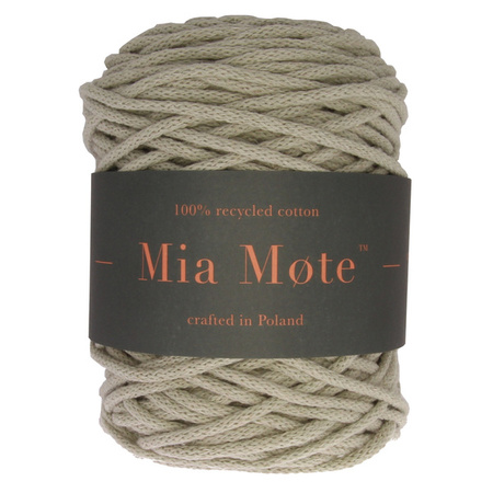 Mia Mote™ Basic Line sznurek bawełniany 5mm Olive aquamarine