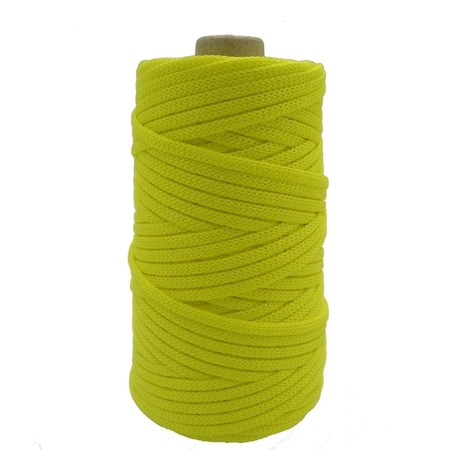 Mia Mote™ ByBag Line Sznurek Poliestrowy matowy płaski bez rdzenia limonka 5mm