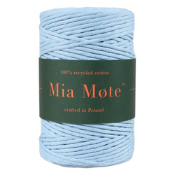 Mia Mote™ Classic Line Sznurek bawełniany skręcany do makramy 2mm atlantis crystal