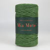 Mia Mote™ Classic Line Sznurek bawełniany skręcany do makramy 5mm fuchsyt
