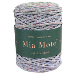 Mia Mote™ Thinny Line sznurek bawełniany 3mm  Outlet CUT miraże ombre lawendowe pole