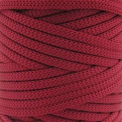 Mia Mote™ ByBag Line Sznurek Poliestrowy płaski bez rdzenia bordowy 5mm