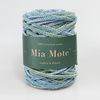 Mia Mote™ Extra Lush Line Sznurek bawełniany pleciony do maramy 7mm striped blue