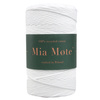 Mia Mote™ Classic Line Sznurek bawełniany skręcany do makramy 3mm chalk