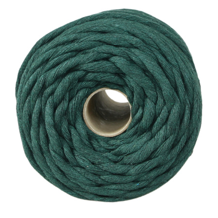 Mia Mote™ Lavish Line Sznurek bawełniany skręcany do makramy emerald 5mm