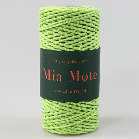 Mia Mote™ Petit Line Sznurek pleciony bawełniany 2mm Lime Quartz