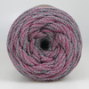 Mia Mote™ Lush Line sznurek bawełniany +5mm miraże ombre radiant orchid + basalt grit