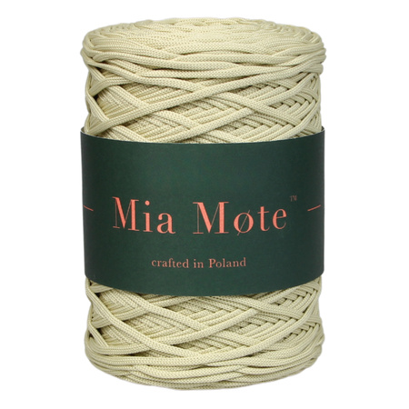 Mia Mote™ ByBag Line OUTLET CUT  Sznurek Poliestrowy płaski bez rdzenia Champagne złoty 3mm