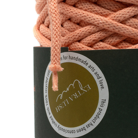 Mia Mote™ Extra Lush Line Sznurek bawełniany 7mm peach moonstone