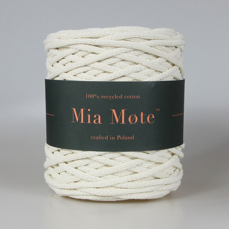 Mia Mote™ Lush Line Sznurek bawełniany 5mm limestone