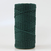 Mia Mote™ Petit Line Sznurek pleciony bawełniany 2mm Emerald