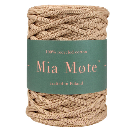 Mia Mote™ ByBag Line Sznurek Poliestrowy płaski bez rdzenia karmelowy 5mm