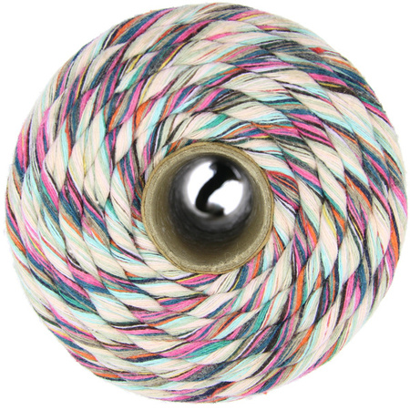 Mia Mote™ Classic Line Sznurek bawełniany skręcany do makramy 5mm stripe