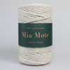 Mia Mote™ Classic Line Sznurek bawełniany skręcany do makramy 2mm ivory